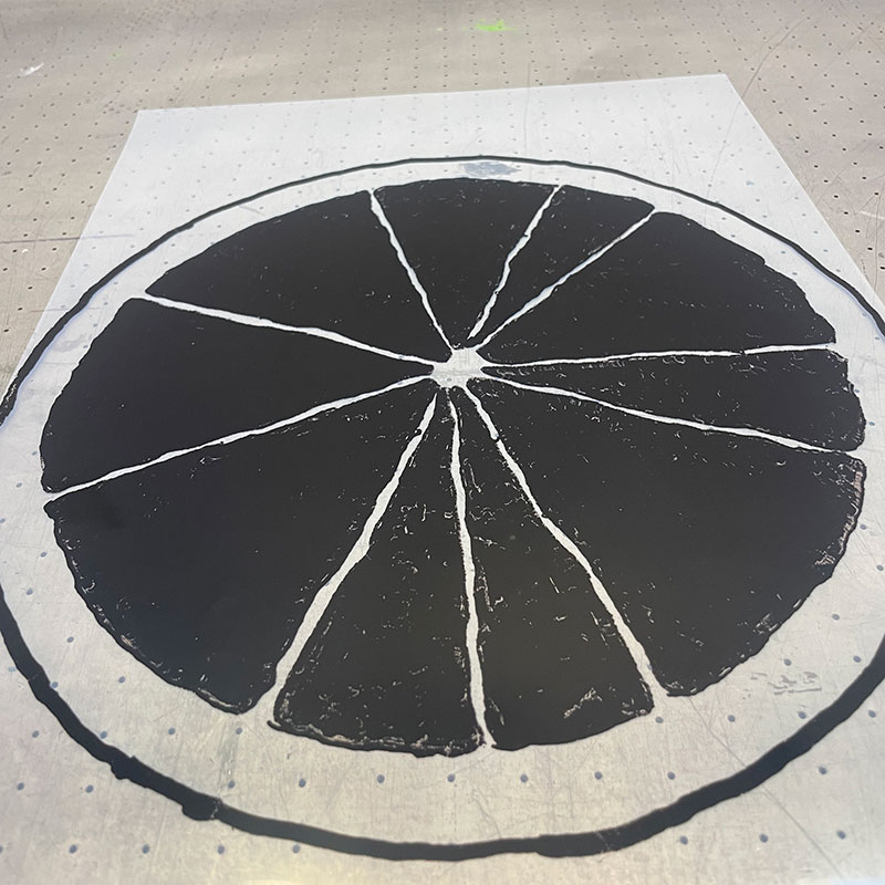 Drawing on acetate