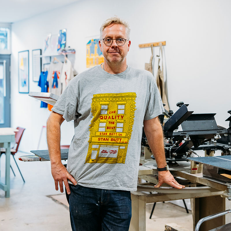Steven Dawson, Print Paradiso owner and class teacher